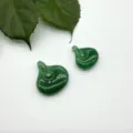 Green jade stone magatama pendant DIY necklace jewelry accessories making craft items new - Large 28mm / Green Strawberry Quartz