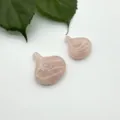 Natural rose quartz teardrop pendant for DIY handmade gemstone necklace jewelry accessory - Rose Quartz
