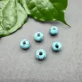 8mm turchese perle grande foro pietra naturale diy braccialetto creazione accessori - Perla da 8mm (Foro da 3mm) / Tormalina sintetica