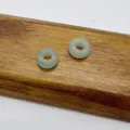 Natural crystal gemstone large hole flat beads DIY jewelry accessories green abacus wheel beads - Green Aventurine
