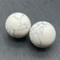 Sfera di pietra preziosa di turchese howlite bianca naturale per decorazione casa 20mm - Howlite