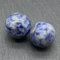 Natural polished sodalite crystal spheres 20mm gemstone mineral specimen healing decor. - Blue Spot Jasper