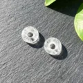 15mm Perline Cristallo Trasparente Creazione Gioielli Fai da Te Accessorio Capelli - Cristallo bianco sintetico