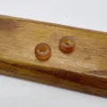 Perline rondelle con foro grande in agata rossa naturale accessori per bigiotteria fai - Agata rossa