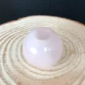 Naturale Rosa Cristallo Barile Perla 16mm Grande Foro DIY Pietra Perla Accessorio Gioiello - Perla da 16mm (Foro da 5mm) / Perla di Quarzo Rosa
