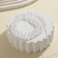 Filo di perline tonde in cristallo di quarzo trasparente per accessori bijoux 6mm - Filo di Perline Tonde 6mm / Cristallo di rocca