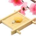 Yellow gemstone flower pendant DIY charm for necklace bracelet jewelry making accessory - 22mm Shell Pendant / Yellow Jade (1 Piece)