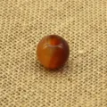 Natural agate large hole round loose bead diy jewelry making craft accessory charm bracelet pendant - Red Agate