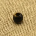 Natural Stone Large Hole Bead 20mm Brown Gemstone Loose Bead DIY Jewelry Craft Making - Tiger's Eye