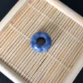 Natürlicher blauer Achat Kristall Großes Loch Perle DIY Armband Schmuckzubehör 7x14x5mm - 7x14x5mm Abakusperle / Blaupunktstein