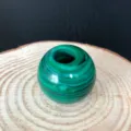 Natural malachite gemstone barrel bead large hole loose bead DIY jewelry making accessory - 16mm Bead (5mm Hole) / Synthetic Malachite Bead
