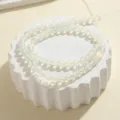 6mm Opalit Perlen Strang für DIY Schmuckherstellung Handwerk Zubehör Perlen. - 6mm Runde Perle Strähne / Synthetischer Opal