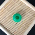 Grüne Kristall Achat lose Abakus Perle DIY Schmuck Zubehör Armband Anhänger Basteln. - 7x14x5mm Abakusperle / Malaysischer Jade Perle