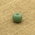 Natural green aventurine stone large hole loose bead for DIY jewelry making bracelets and pendants. - Green Aventurine