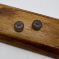 Natural gray crystal large hole flat abacus beads for DIY jewelry making and accessories - Grey Agate