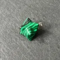 Natürlicher Malachit Merkaba Stern Anhänger Heilung Kristall Davidstern Schmuck Kette - Synthetischer Malaquit
