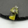 Natural crystal stone mini mushroom pendant diy jade carved jewelry decoration charm. - Yellow Jute Stone