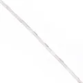 Close-up detail of natural crystal quartz tube beads, perfect for DIY jewelry making. - 2*4mm / White Crystal