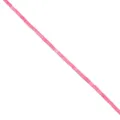 Close up view of pink gemstone tube beads detail, perfect for DIY jewelry making accessories. - 2*4mm / Dyed Pink Chalcedony