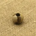 Natural stone large hole bead variant, earthy texture spacer bead for DIY jewelry craft. - Jasper