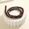 Tigerauge Edelstein Rundperlen 6mm, Naturstein Perlenvarianten für DIY Schmuckherstellung. - 6mm Runde Perle Strähne / Tigerauge