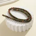 Naturstein Perlen 6mm unakit edelstein rund lose perlen fuer diy schmuck herstellung. - 6mm Runde Perle Strähne / Unakit