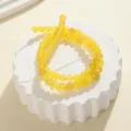 Gelbe Kristall-Rundperlen 6mm Edelstein loses Band für DIY Schmuckherstellung Zubehör Variante. - 6mm Runde Perle Strähne / Achat