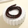 6mm Naturstein runde Edelsteinperlen DIY Schmuck Armband Zubehör für handgefertigte Bastelbedarf. - 6mm Runde Perle Strähne / Mahagoni-Obsidian