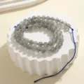 Natürlicher Labradorit Edelstein runde Perlen Strang für DIY Schmuckherstellung Armband. - 6mm Runde Perle Strähne / Labradorit