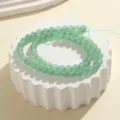 Grüne Naturstein Kristall Perlen für DIY Armband Schmuckherstellung, 6mm Variante. - 6mm Runde Perle Strähne / Grüner Aventurin