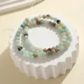 6mm Naturstein Kristall Perlen DIY handgemachte Schmuckzubehoer fuer Armbaender und Ketten. - 6mm Runde Perle Strähne / Amazon