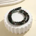 Natürliche Stein runden Perlen Armband DIY Schmuck Zubehör 6mm bunte Steine Set neu - 6mm Runde Perle Strähne / Indischer Achat