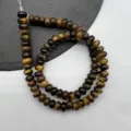 Natural tiger eye abacus beads 5x8mm loose beads for DIY jewelry making necklace bracelet accessories. - Tiger's Eye