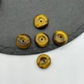 15mm perles naturelles oeil de tigre donut pour diy bracelet pendentif fabrication bijoux - Œil de tigre