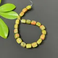 Unakite square loose beads strand 8x10mm semi-finished DIY jewelry making accessories - Unakite