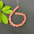 8x10mm square irregular block loose gemstone beads strand for DIY jewelry making and crafts - Synthetic Watermelon Red