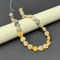 Natural stone heart beads agate semi-finished strand for DIY jewelry making necklace - Crazy Lace Agate Strand