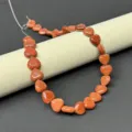 Heart-shaped goldstone bead strands for DIY jewelry making, ideal for custom bracelet design. - Synthetic Red Goldstone