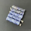 Natürlicher Halbedelstein Bambus Form Anhänger Halskette DIY Schmuck Zubehör Stil - Sodalith (1 Stück)