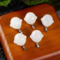 Ciondolo pianeta in cristallo bianco galassia universo collana gioielli moda fascino sfera - Cristallo di rocca