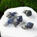 Natural stone crystal pendant gourd shape pendulum necklace spiritual healing jewelry - Sodalite Pendant