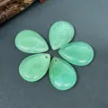 Pendentifs gouttes en aventurine verte, perles percées pour la création de colliers et bracelets DIY. - Aventurine Verte (1 Pièce)