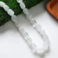 Natural white irregular rectangular gemstone beads DIY jewelry accessories wholesale - White Crystal