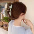 Tulpen Haarklammer Metall Hai Klammer stilvolle Blumen Haarschmuck fuer Damen Sommer Stil - YZAP45-8 Hellblau