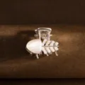 Pearl small hair claw clip metal mini hair clip cute hairpin for women daily hair styling - APF75-4 Pearl
