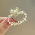 Metal rhinestone hair claw clip, sparkling crystal mini hairpin for women and girls styling. - CHY51