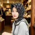 Chic paisley headscarf summer lightweight sun protection stylish versatile hijab for women - Yellow