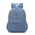 Zaino casual impermeabile in nylon grande capacità borsa da viaggio per donna scuola blu - Blu zaffiro