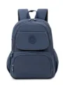 Sac à dos de voyage décontracté pour femme en nylon léger multi-couches pour le quotidien. - Bleu foncé