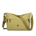 Women Oxford Cloth Crossbody Bag Casual Large Capacity Travel Shoulder Bag Olive Green - Olive Green